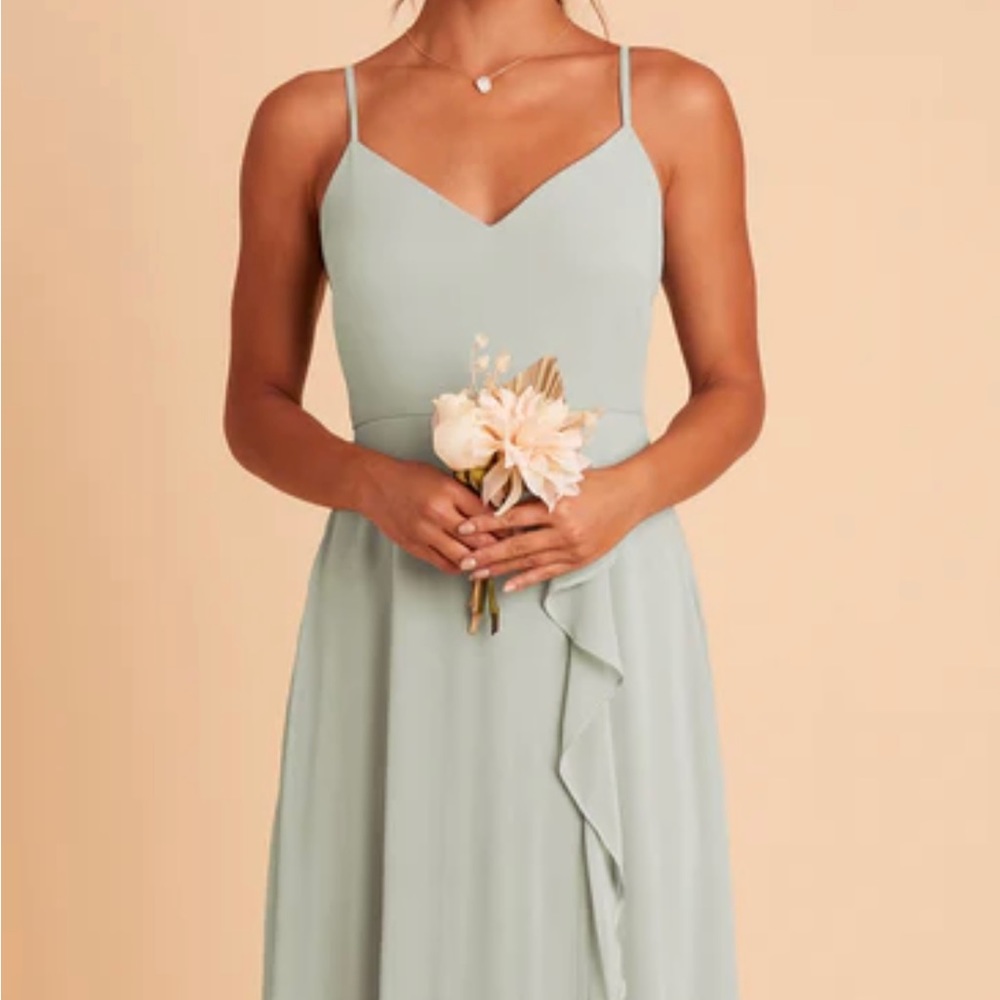 Birdy Grey Theresa Dress — Chiffon Sage — Size M — unaltered